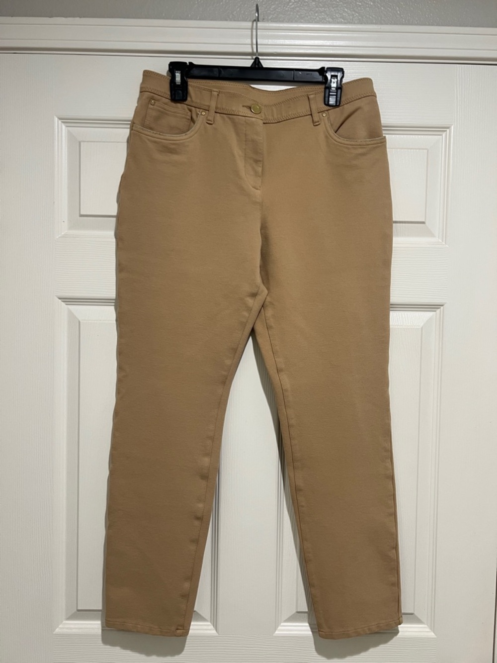 Chico’s So Slimming Stretch Pant in Tan